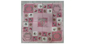 Cartier Bufandas de seda Rosa 